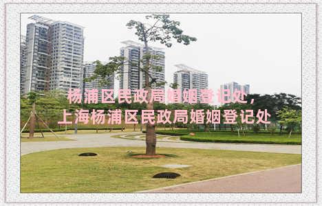 杨浦区民政局婚姻登记处，上海杨浦区民政局婚姻登记处